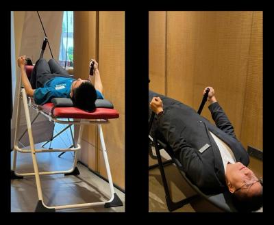 Tài xế của dịch vụ thuê xe Bình Dương được trang bị bàn tập trị đau lưng MasterCare Thụy Điển